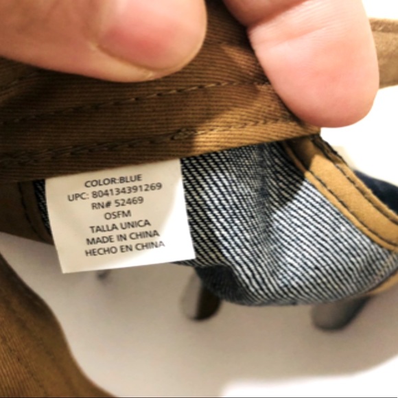 🆕 Time and Tru Denim Khaki Suede Baseball One Size Adjustable cap 🧢 - Picture 3 of 3